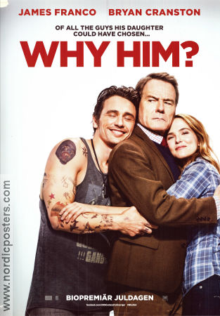 Why Him? 2016 poster Zoey Deutch James Franco Tangie Ambrose John Hamburg