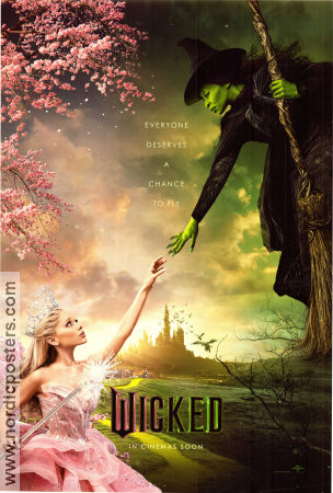 Wicked 2024 poster Cynthia Erivo Ariana Grande Jeff Goldblum Jon M Chu Musikaler