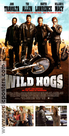 Wild Hogs 2007 poster Tim Allen Martin Lawrence John Travolta William H Macy Walt Becker Motorcyklar