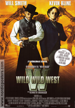 Wild Wild West 1999 poster Will Smith Kevin Kline Kenneth Branagh Salma Hayek Barry Sonnenfeld