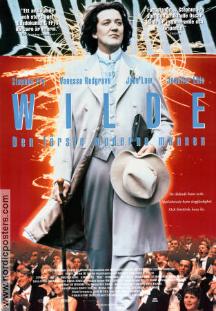 Wilde 1997 poster Stephen Fry Jude Law Vanessa Redgrave Brian Gilbert Hitta mer: Oscar Wilde