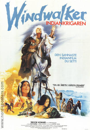 Windwalker 1980 poster Trevor Howard Nick Ramus James Remar Kieth Merrill