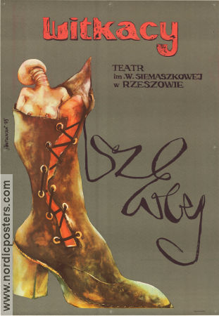 Witkacy Teatr Rzeszow 1975 affisch Hitta mer: Teater Affischen från: Poland Konstaffischer