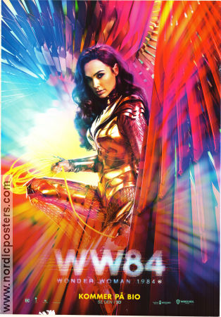 Wonder Woman 1984 2020 poster Gal Gadot Chris Pine Kristen Wiig Patty Jenkins Filmbolag: Marvel