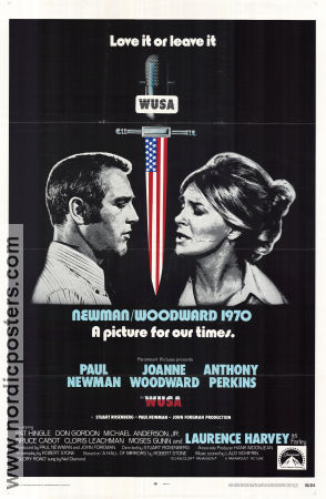 WUSA 1970 poster Paul Newman Joanne Woodward Stuart Rosenberg