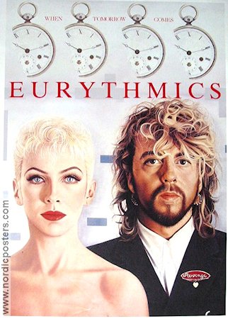 When Tomorrow Comes 1988 affisch Eurythmics Rock och pop