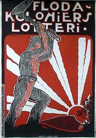 Floda koloniers lotteri 1920 affisch Hitta mer: Advertising