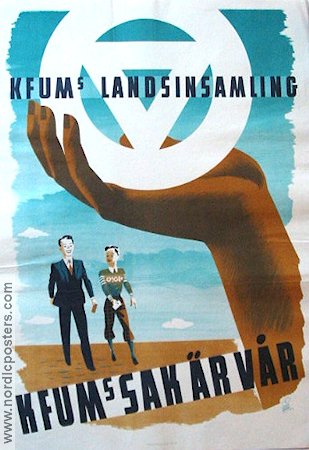 KFUMs landsinsamling 1942 affisch Politik