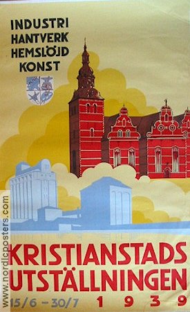 Kristianstadsutställningen Reklam 1939 affisch 