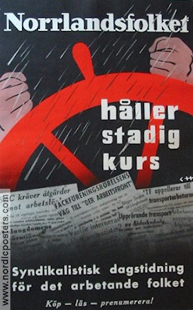 Norrlandsfolket 1940 affisch Politik