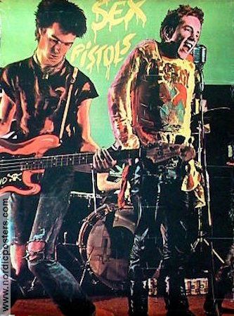Sex Pistols 1978 affisch Sex Pistols Rock och pop