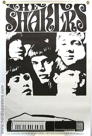 The Shakers 1967 affisch Hitta mer: Concert poster Rock och pop