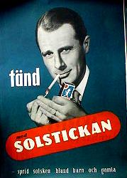 Solstickan sprid solsken bland barn och gamla 1945 affisch Hitta mer: Advertising