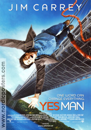 Yes Man 2008 poster Jim Carrey Zooey Deschanel Bradley Cooper Peyton Reed Broar