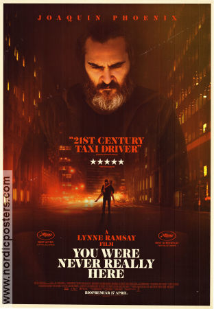 You Were Never Really Here 2017 poster Joaquin Phoenix Dante Pereira-Olson Larry Canady Lynne Ramsay