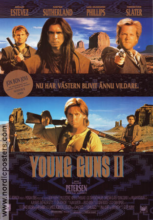 Posters Kiefer Sutherland Young Guns Ii 1990 Original Posters Kiefer Sutherland Young Guns Ii 1990 Original
