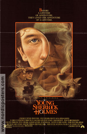 Young Sherlock Holmes 1985 poster Nicholas Rowe Alan Cox Sophie Ward Barry Levinson Hitta mer: Sherlock Holmes