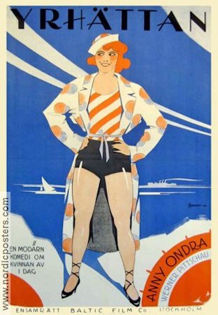 Yrhättan 1928 poster Anny Ondra