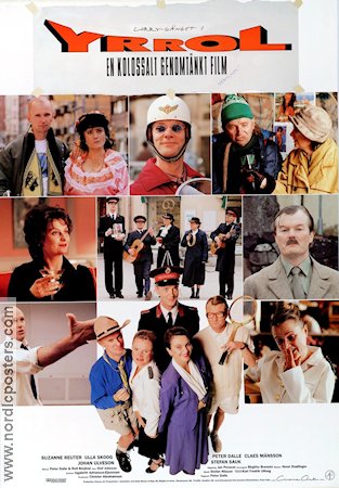 Yrrol 1994 poster Johan Ulveson Ulla Skoog Suzanne Reuter Claes Månsson Stefan Sauk Peter Dalle Från TV