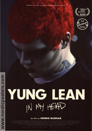 Yung Lean: In My Head 2020 poster Bladee Thaiboy Digital Yung Lean Henrik S Burman Dokumentärer