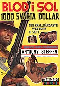 1000 svarta dollar 1966 poster Anthony Steffen John Garko Vapen