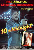 10 to Midnight 1983 poster Charles Bronson Lisa Eilbacher Andrew Stevens J Lee Thompson