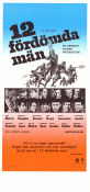 12 fördömda män 1967 poster Lee Marvin Charles Bronson John Cassavetes Telly Savalas Robert Aldrich Krig Hitta mer: Nazi