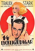 14 lyckliga dagar 1936 poster Traudl Stark Karl Ludwig Diehl Eric Rohman art