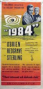 1984 1954 poster Edmond O´Brien Michael Redgrave George Orwell