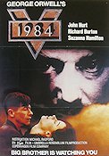 1984 1984 poster John Hurt Richard Burton Suzanna Hamilton Michael Radford