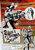 2 äss i ärmen 1968 poster Warren Beatty Agenter Bilar och racing Damer