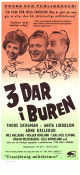 3 dar i buren 1963 poster Anita Lindblom Thore Skogman Arne Källerud Sven Ingvars Ragnar Frisk