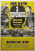 3 desperados 1949 poster John Wayne