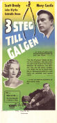 3 steg till galgen 1953 poster Scott Brady Mary Castle John Blythe John Gilling