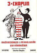 3xChaplin 1972 poster Charlie Chaplin