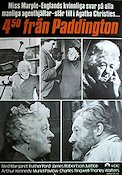 4.50 från Paddington 1961 poster Margaret Rutherford Text: Agatha Christie