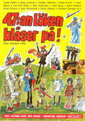 47:an Löken blåser på! 1972 poster Sten Ardenstam Hasse Burman Janne Carlsson Lasse Åberg Ragnar Frisk Från serier