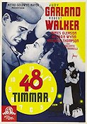 48 timmar 1945 poster Judy Garland Robert Walker