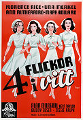 4 flickor i vitt 1939 poster Florence Rice S Sylvan Simon Medicin och sjukhus