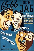 65 66 och jag 1936 poster Elof Ahrle Thor Modéen Katie Rolfsen