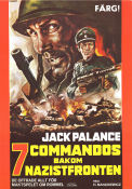 7 commandos bakom nazistfronten 1969 poster Jack Palance Andrea Bosic Ivan Palance Leon Klimovsky Krig Hitta mer: Nazi