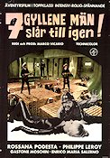 7 gyllene män slår till igen 1967 poster Rossana Podesta Marco Vicario