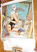 Limited Litho La Trampa Ultima 1000 editions Barcelona 2011 affisch Affischkonstnär: Bilal Hitta mer: Comics