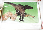 Limited litho Utahraptor Signed No 381 of 500 1996 affisch Affischkonstnär: R Delgado Hitta mer: Comics