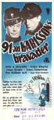 91:an Karlssons bravader 1951 poster Gus Dahlström Gösta Bernhard
