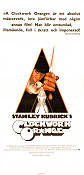 A Clockwork Orange 1971 poster Malcolm McDowell Patrick Magee Michael Bates Stanley Kubrick Text: Anthony Burgess