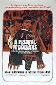 A Fistful of Dollars 1966 poster Clint Eastwood Marianne Koch Sergio Leone