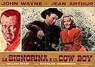 A Lady Takes a Chance 1943 poster John Wayne Jean Arthur William A Seiter