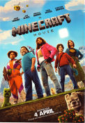A Minecraft Movie 2025 poster Jason Momoa Jack Black Sebastian Hansen Jared Hess