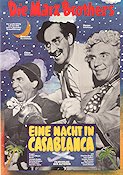 A Night in Casablanca 1946 poster The Marx Brothers Bröderna Marx